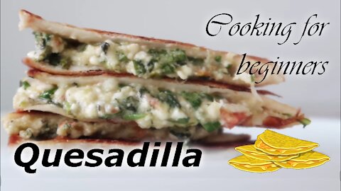 Make This Quick&Healthy Feta Cheese Quesadilla In Just Few Minutes