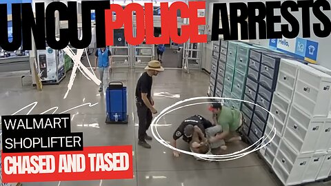 Walmart Shoplifter Chased and Tased After Self Checkout Scam