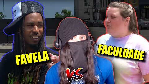 Voce NAMORARIA uma pessoa TR4NS? FAVELA VS FACULDADE Respondem - React