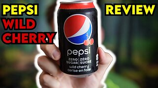 PEPSI Zero Sugar WILD CHERRY Review