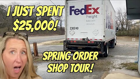 Echo Outdoor Power Equipment Spring Order Shop Tour at my Small Engine Repair Shop!