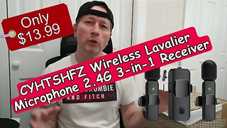 $14 Dual 3-in-1 Wireless Lavalier Mic For iPhone, Android, Camera: (CYHTSHFZ K15-001 Mic Review)
