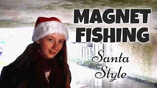 MAGNET FISHING Santa Style. Christmas Magnet Fishing Event.