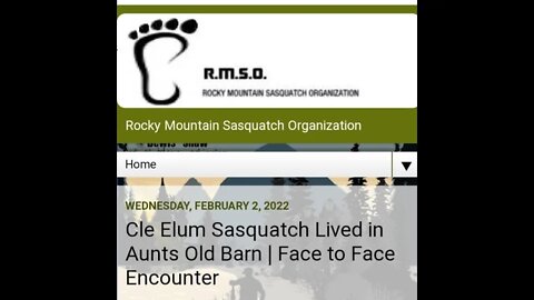 Face To Face Encounter With A Sasquatch Paranormal News