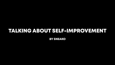 Talking About Self-Improvement [2019??]