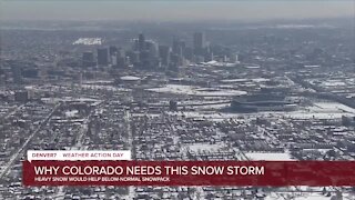 Heavy snow is in the forecast. Here's why Colorado needs it