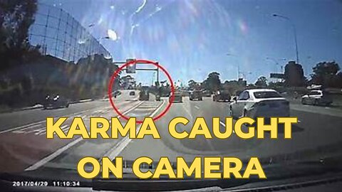 Dash Cam Rush: Dashcam Footage Captures Moment Of Instant Karma