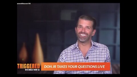 DON TRUMP JR💚🍀REACTS TO A SURPRISE SPECIAL QUESTION WHO IS Q⁉️🏛️🇺🇸🛎️⭐️