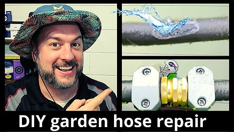Garden hose repair. DIY 5 minute garden hose repair kit review [414]