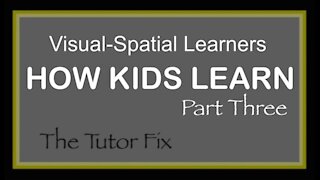 How Kids Learn—The Visual-Spatial Learner