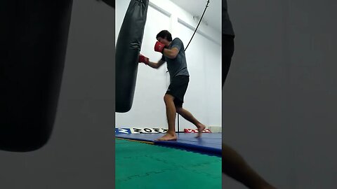 Punch And Elbow The Bag (15)