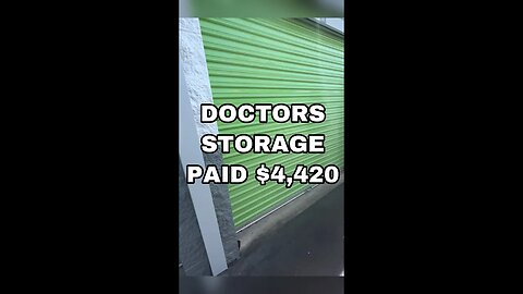 DOCTORS STORAGE SEALED FOR 20 YEARS #shorts #reels #fyp #storageauctionpirate
