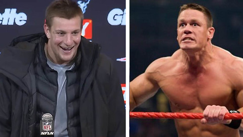 Gronk Following Ronda Rousey to the WWE as a FULL-TIME Wrestler??!