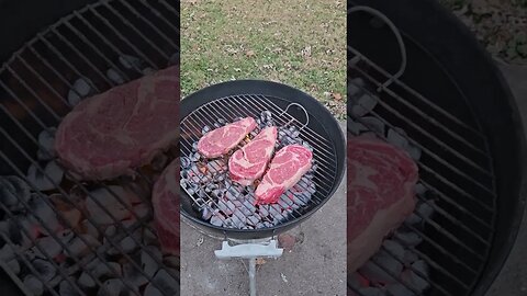 Grilling Steaks, Nutrition at its finest.