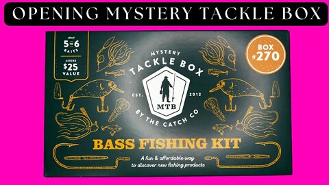 Opening Mystery Tackle Box By The Catch Co