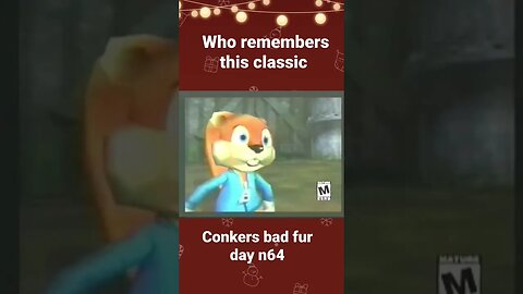who remembers this classic? #conkersbadfurday