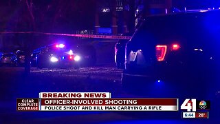 Kansas City, Missouri, police shoot, kill man armed with rifle