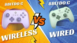 8BITDO Ultimate C Wired vs. Wireless: The Ultimate Controller Showdown! Review