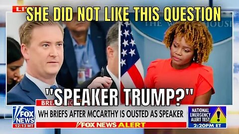 Karine looked DISGUSTED by this Question from Peter Doocy! 😂🤣