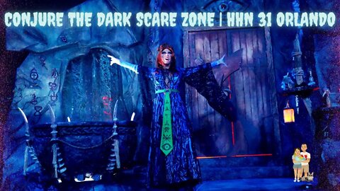 Conjure the Dark Scare Zone 4K | HHN31 Universal Orlando