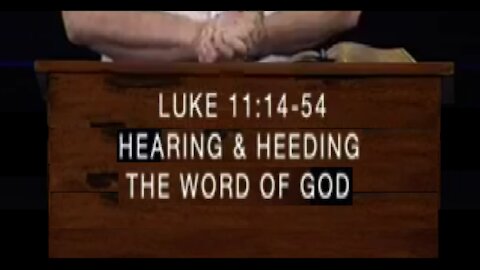 Hearing & Heeding the Word of God! 05/05/2021