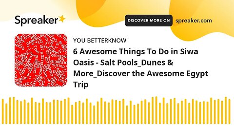 6 Awesome Things To Do in Siwa Oasis - Salt Pools_Dunes & More_Discover the Awesome Egypt Trip