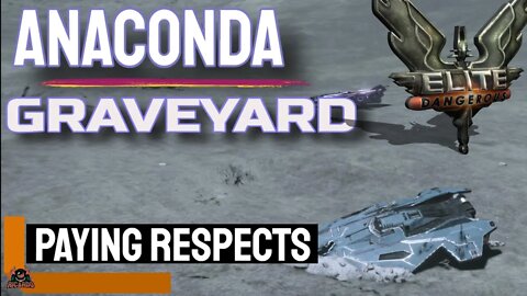 Visiting the Anaconda Graveyard // Elite Dangerous Exploration