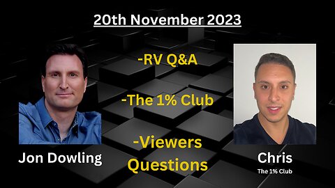 Jon Dowling and Chris Real World Discussion November 2023