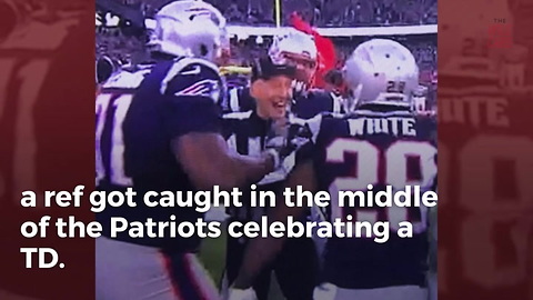 Viral Image Of Referee Celebrating With Patriots May Not Be As Shady As It Looks