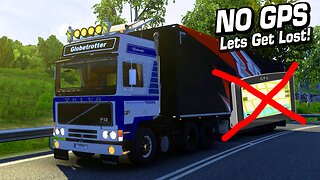Driving With No GPS And No Map Challenge in ETS2!