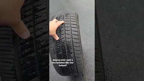 INSANE Tire Sidewall Bubbling!