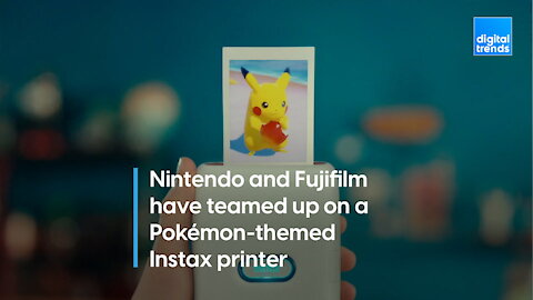 Nintendo and Fujifilm release a Pokémon themed Instax printer