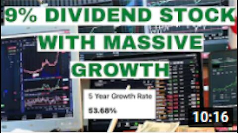 This 9% Dividend Stock Has INSANE Dividend Growth