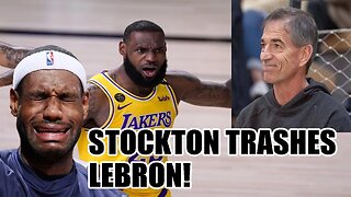 Utah Jazz legend John Stockton DESTROYS LeBron James for playing the GM role!