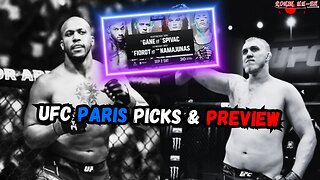 UFC FIGHT NIGHT PARIS Gane vs. Spivac PICKS & PREVIEW