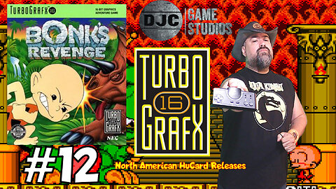 TURBOGRAFX 16 - North American HuCard Releases #12 - "BONK'S REVENGE"