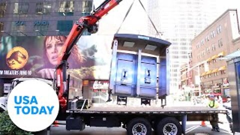 New York City remove city's last public payphone in Manhattan | USA TODAY