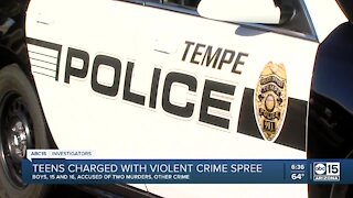 Teens charged with violent crime spree