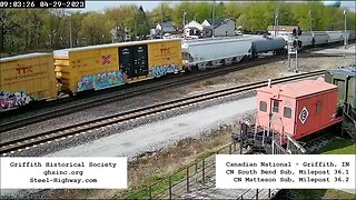 BCOL and CN Dash 8's from Indiana to Iowa on April 28, 29 and 30, 2023