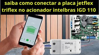 como instalar acionador intelbras IGD 110 no portao ppa triflex full range