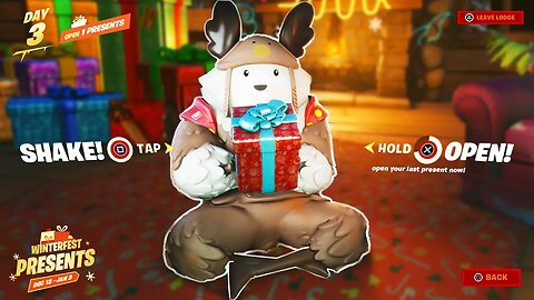 HOW TO OPEN LAST PRESENT NOW! (Fortnite Winterfest)