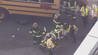 Bus driver extricated from crash in Clearwater