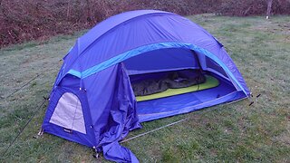 Equinox in my Mission Mountain Pawsible Tent