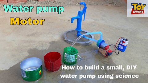 How to build a small, DIY water pump using science