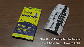 The Buzz Ready To Use Indoor Insect Glue Trap - How to Fold