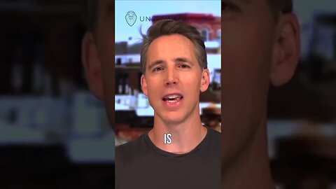 JOSH HAWLEY: That's what the Biblical picture of manhood is...