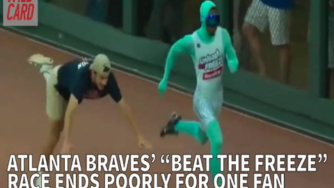 Atlanta Braves' "Beat The Freeze" Race Ends Poorly For One Fan
