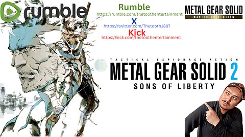 Metal Gear Solid 2 Sons Of Liberty livestream road to 200 followers #RumbleTakeOver!