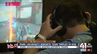 Park University esports team triples in size as popularity grows