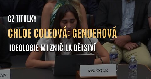 „Moje dětství bylo zničeno:” Chloe Coleová hovoří o transgender operacích (CZ TITULKY)